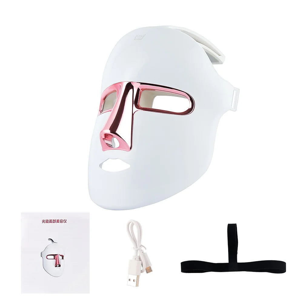 Foreverlily Wireless Led Photon Face Mask Skin Rejuvenation Therapy