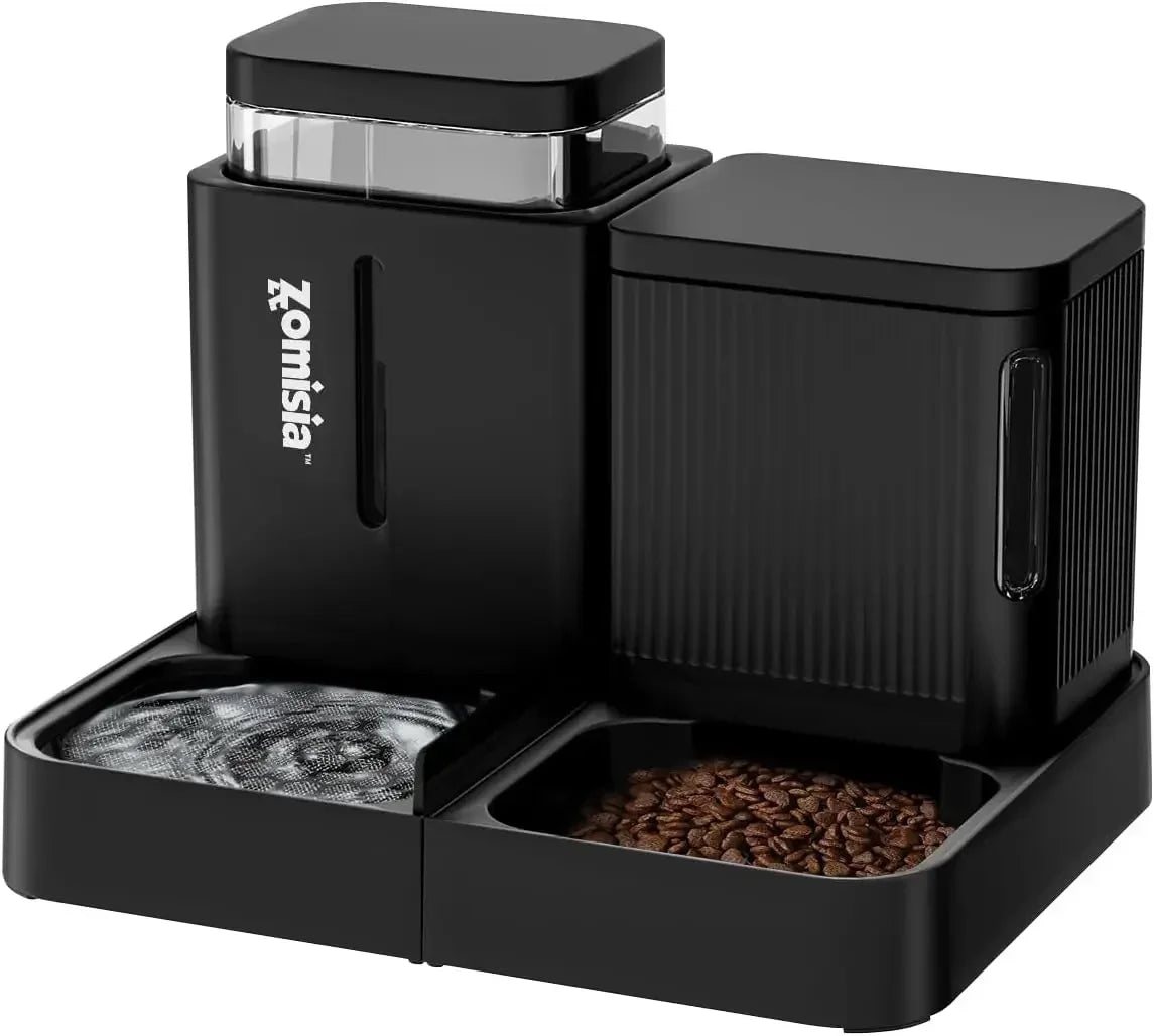ZOMISIA Smart Automatic Cat Feeder With Food And Water Dispenser