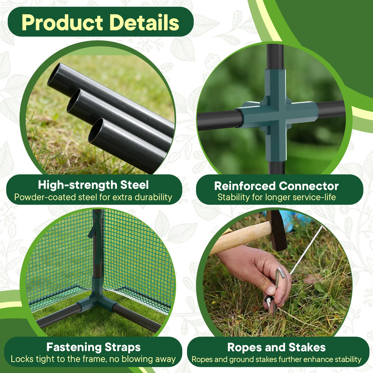 Heavy Duty Portable Greenhouse For Outdoor Garden Plants