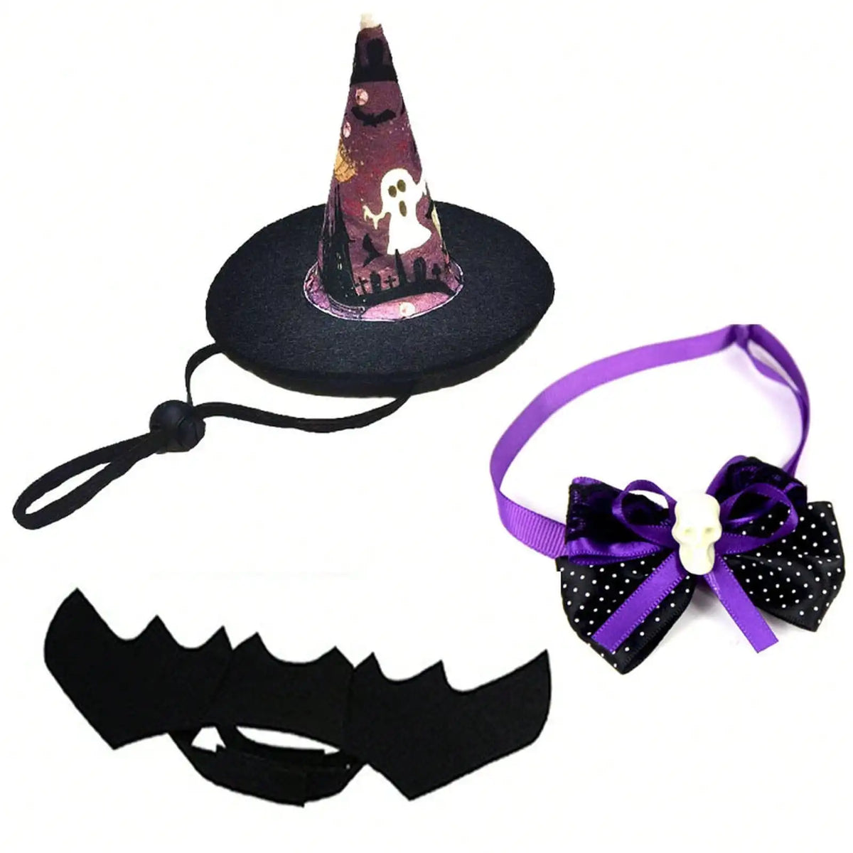 Halloween Pet Costume And Accessory Set For Pet Transformation Outfit