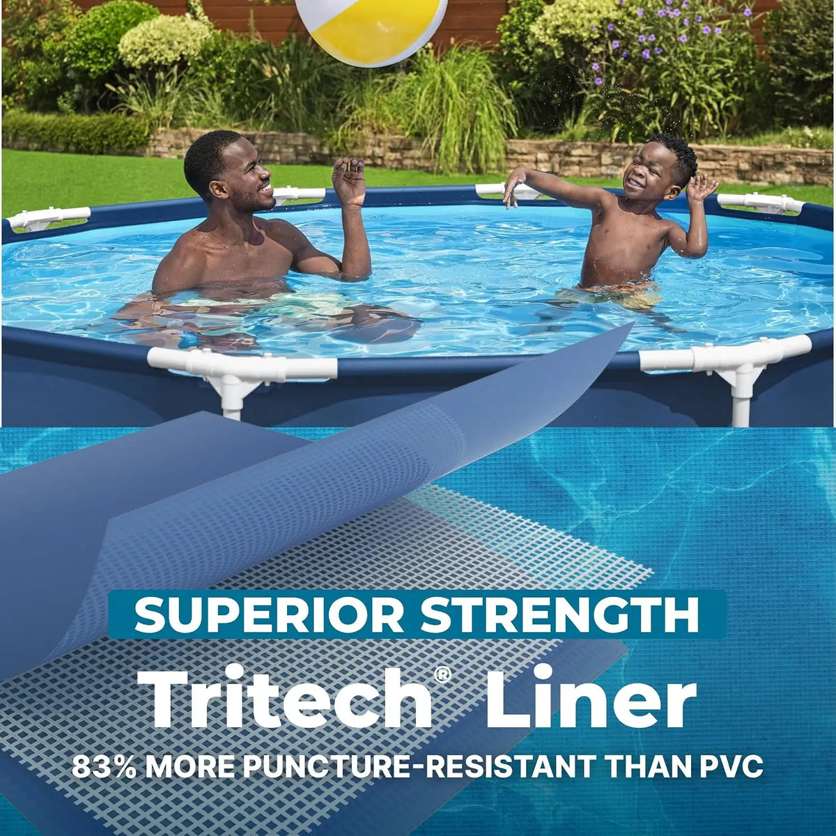 Round Frame Above Ground Pool Set With 330 Gph Filter Pump