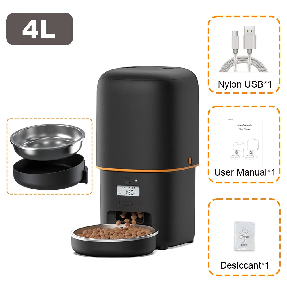 Nityers Automatic Cat Feeder With Voice Recorder And Timer