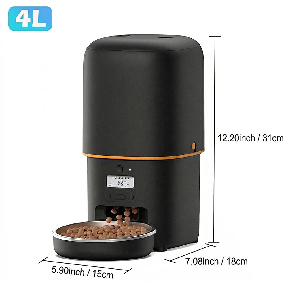 Nityers Automatic Cat Feeder With Voice Recorder And Timer