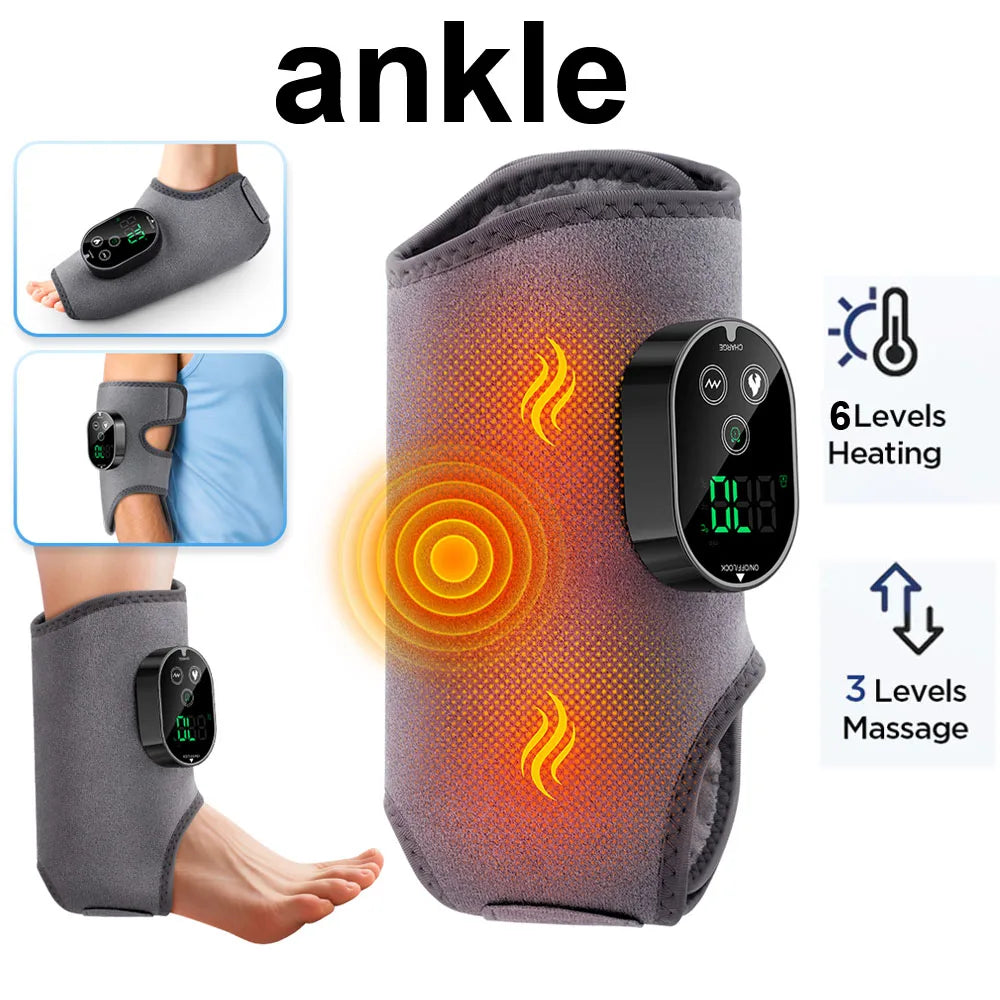 Hailicare Wireless Heating Ankle Brace For Foot Pain And Massage