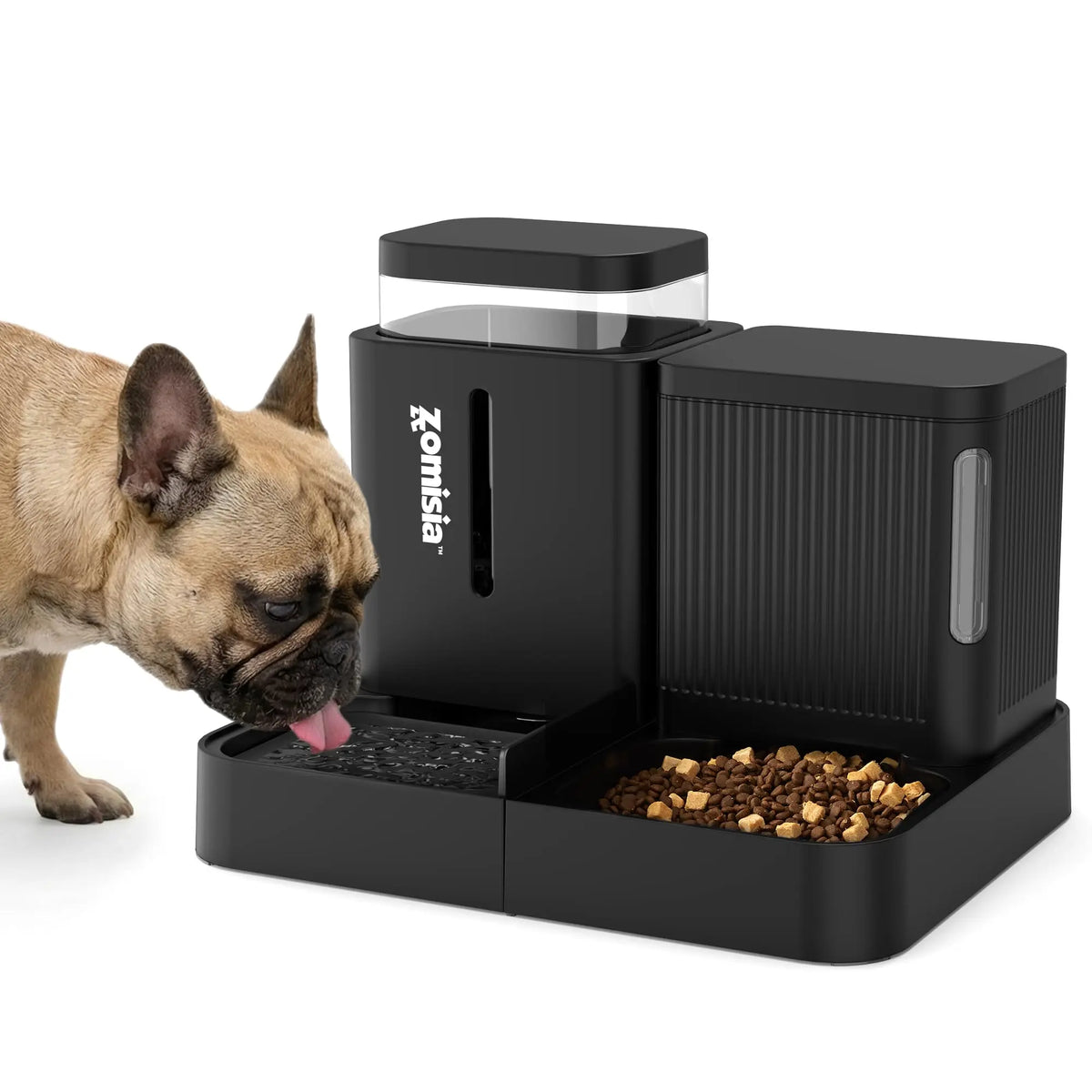 ZOMISIA Smart Automatic Cat Feeder With Food And Water Dispenser