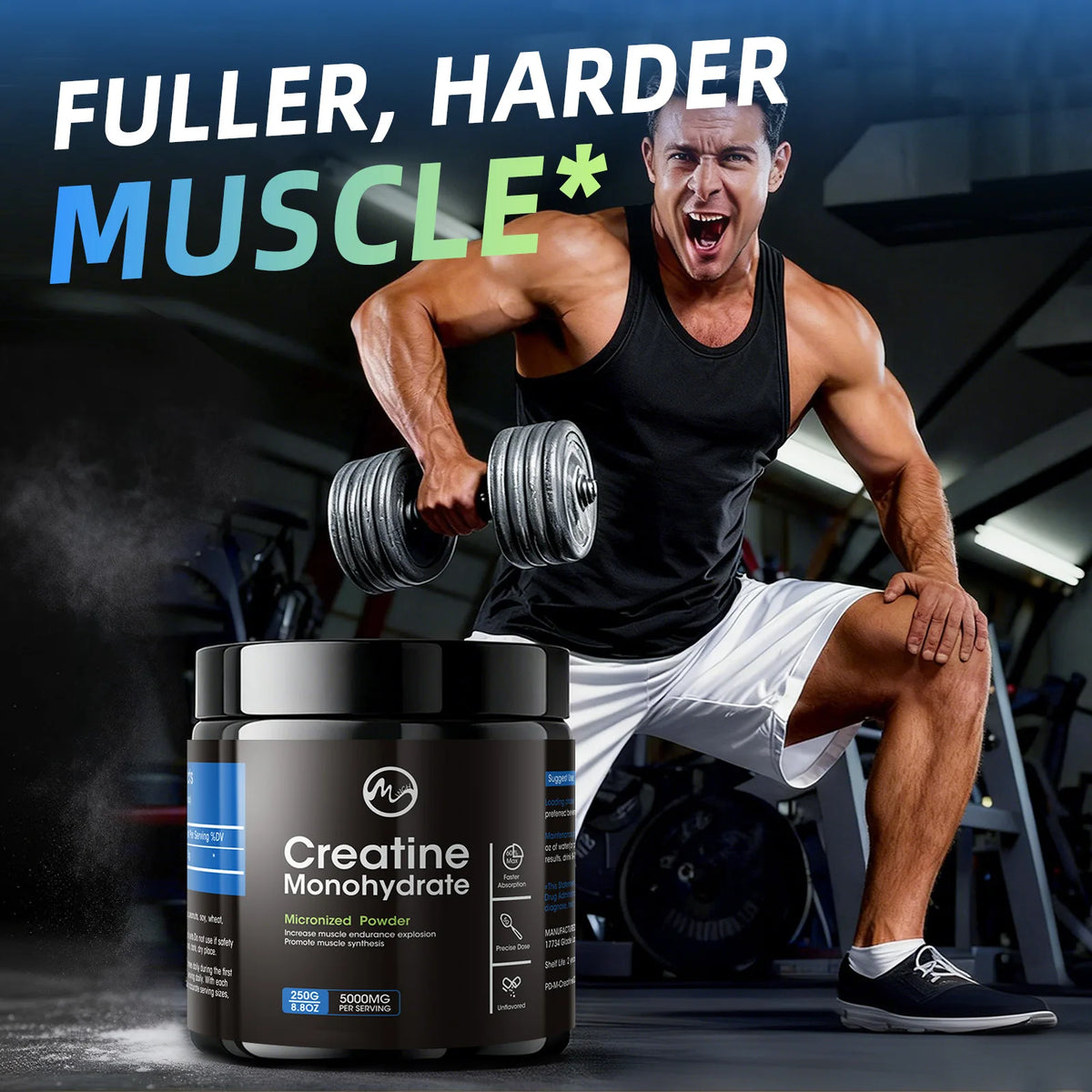 Minch Creatine Monohydrate Powder Supports Muscle Growth And Strength Recovery