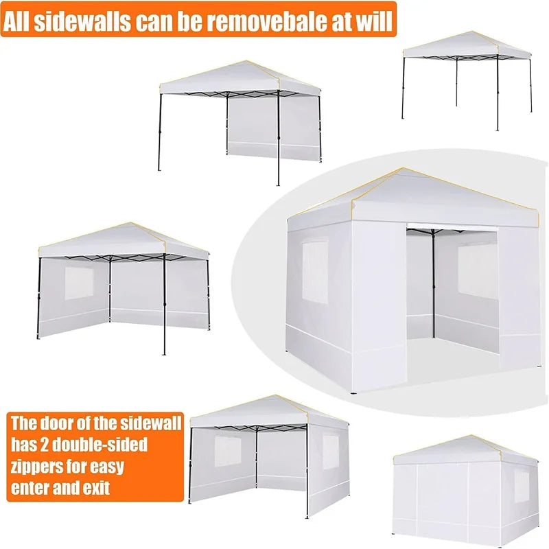 Tooluck Pop Up Canopy Tent with Sidewalls Rollup Mosquito Windows