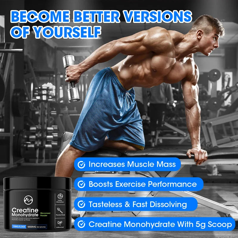 Minch Creatine Monohydrate Powder Supports Muscle Growth And Strength Recovery