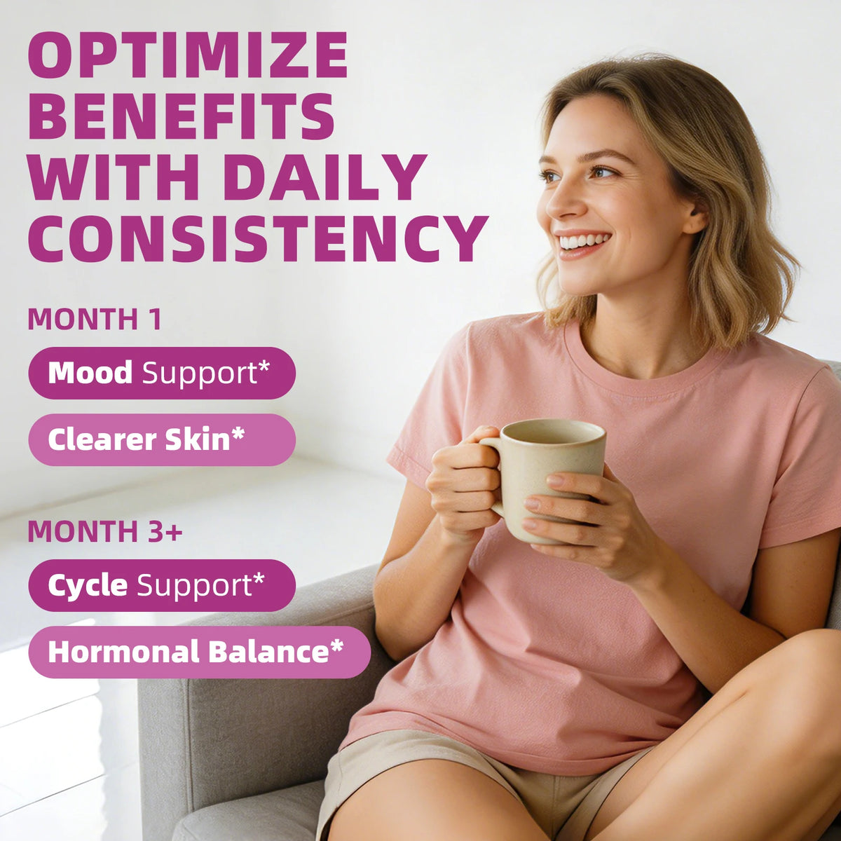 Minch 1000mg Inositol With Omega 3 Women Hormonal Balance Capsules