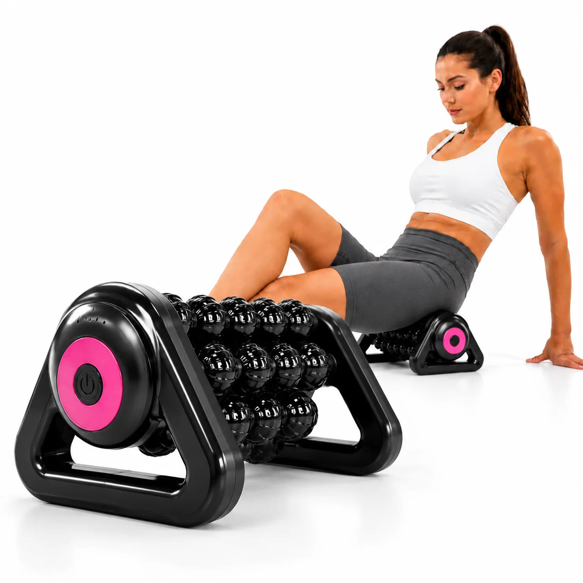 Triangle Electric Massage Roller For Shoulders Back And Legs