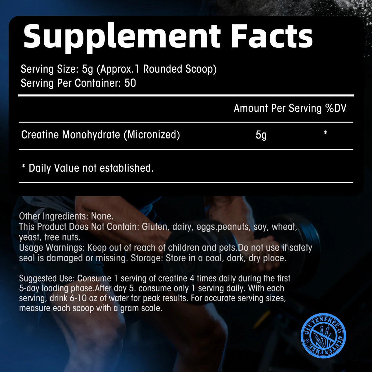 Minch Creatine Monohydrate Powder Supports Muscle Growth And Strength Recovery