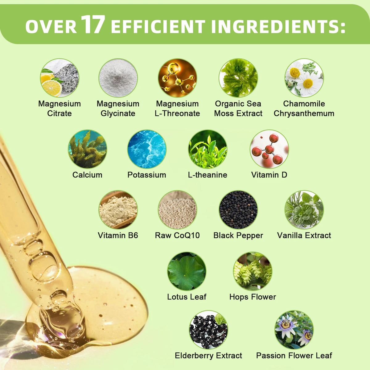 Minch Magnesium Drops For Sleep Stress Relief And Immunity Support