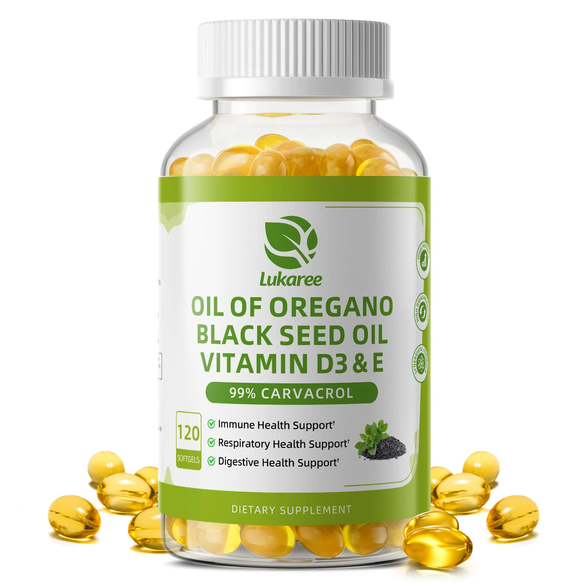 Beworths Oregano Oil Capsules With Black Seed For Immune Support
