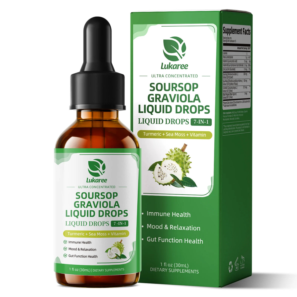 Beworths Soursop Graviola Extract Drops For Immune Health Support