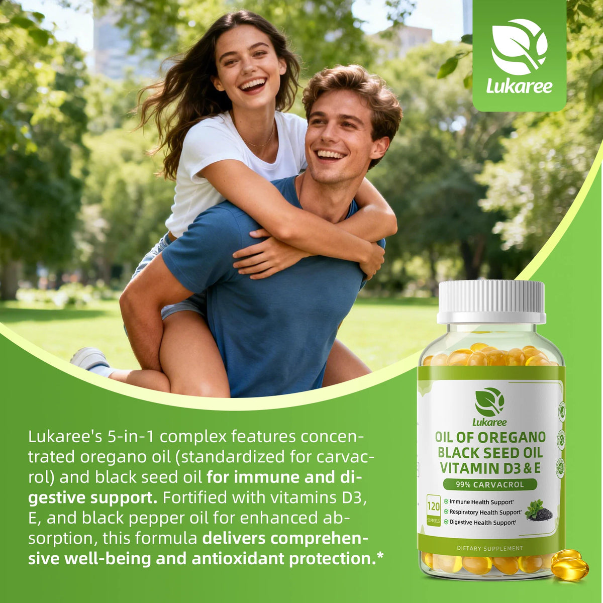 Beworths Oregano Oil Capsules With Black Seed For Immune Support