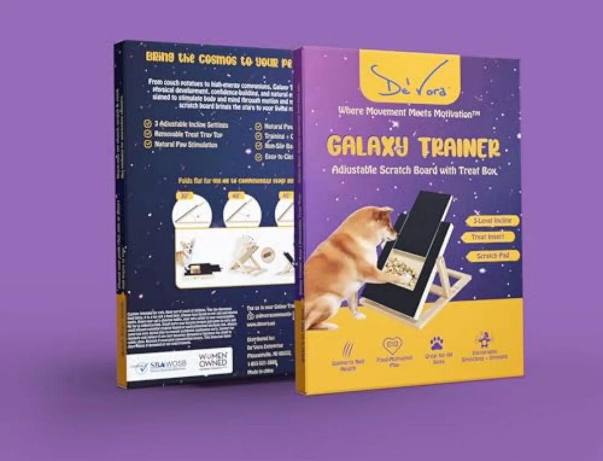 Adjustable Wooden Dog Nail Scratch Board With Treat Box