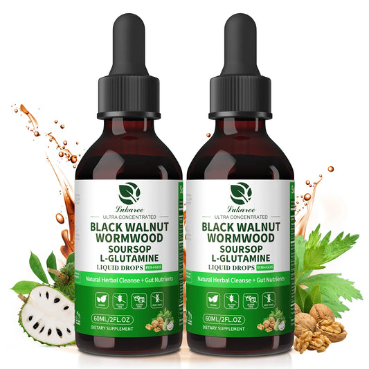 Beworths Wormwood Black Walnut Soursop Drops Gut Digestive Supplements