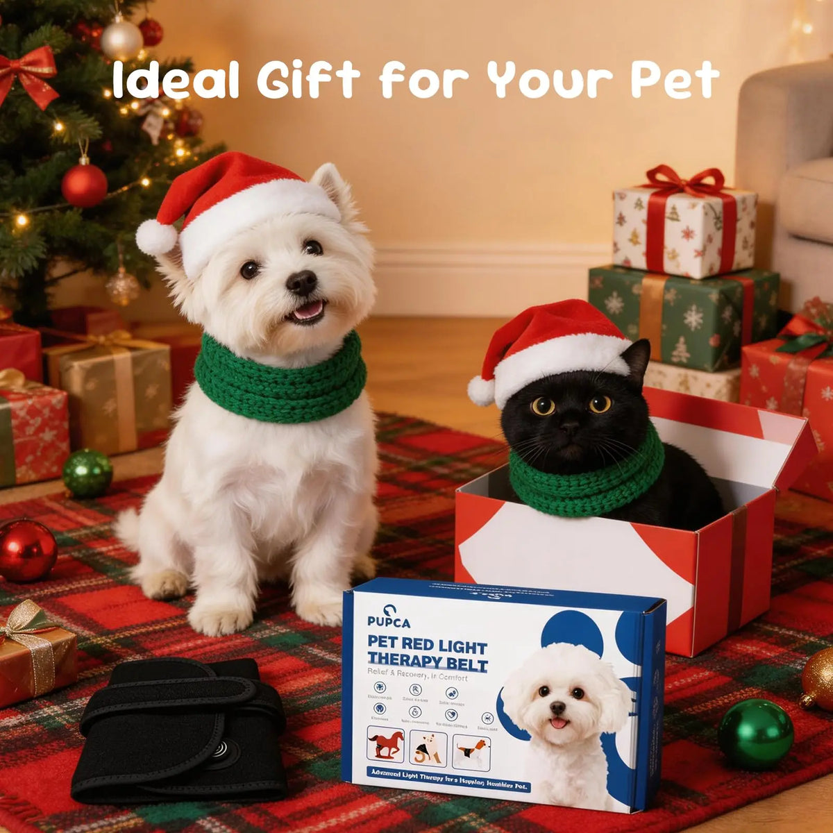 Premium Pet Red Light Therapy Belt For Joint Pain Relief