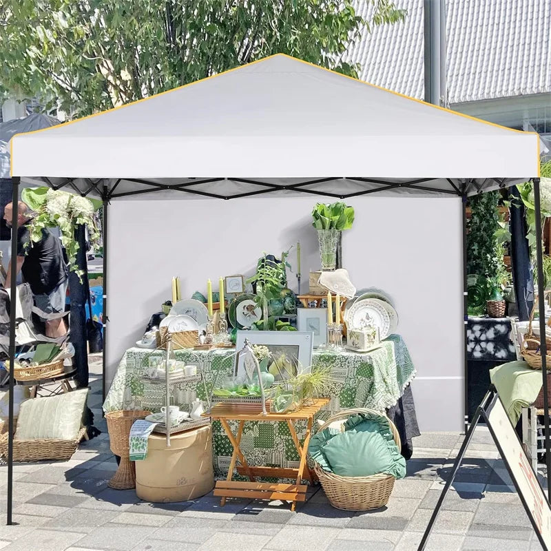 Tooluck Pop Up Canopy Tent with Sidewalls Rollup Mosquito Windows