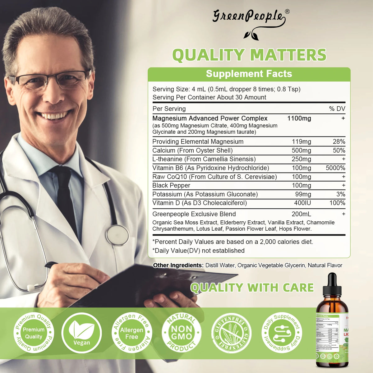 Minch Magnesium Drops For Sleep Stress Relief And Immunity Support