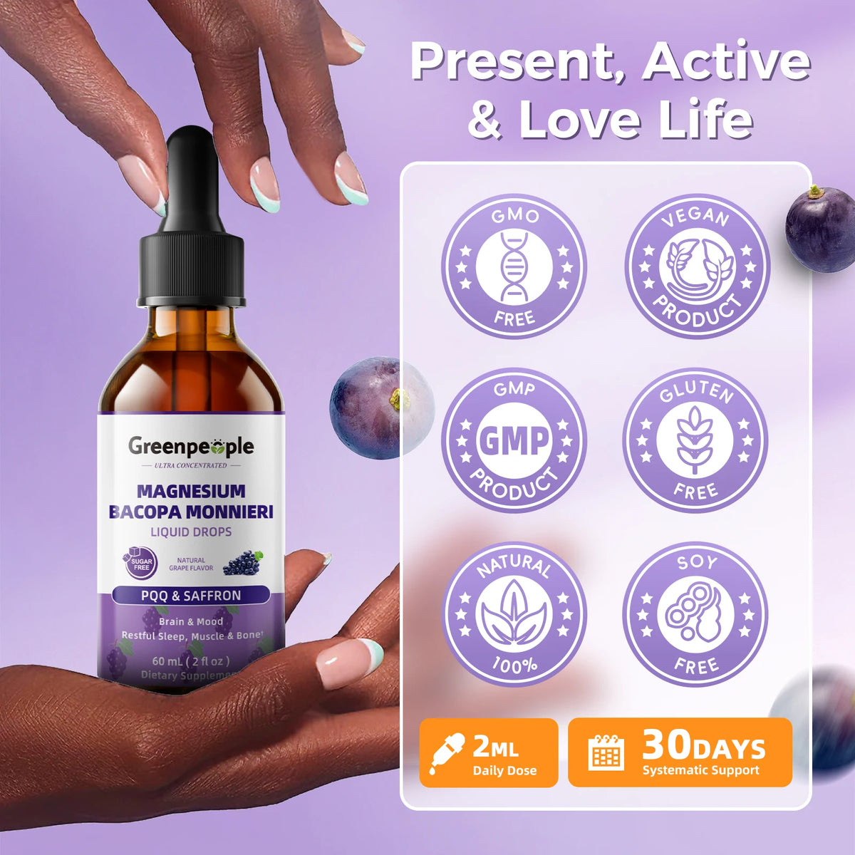 Minch Magnesium Glycinate Drops Supports Sleep And Muscle Health