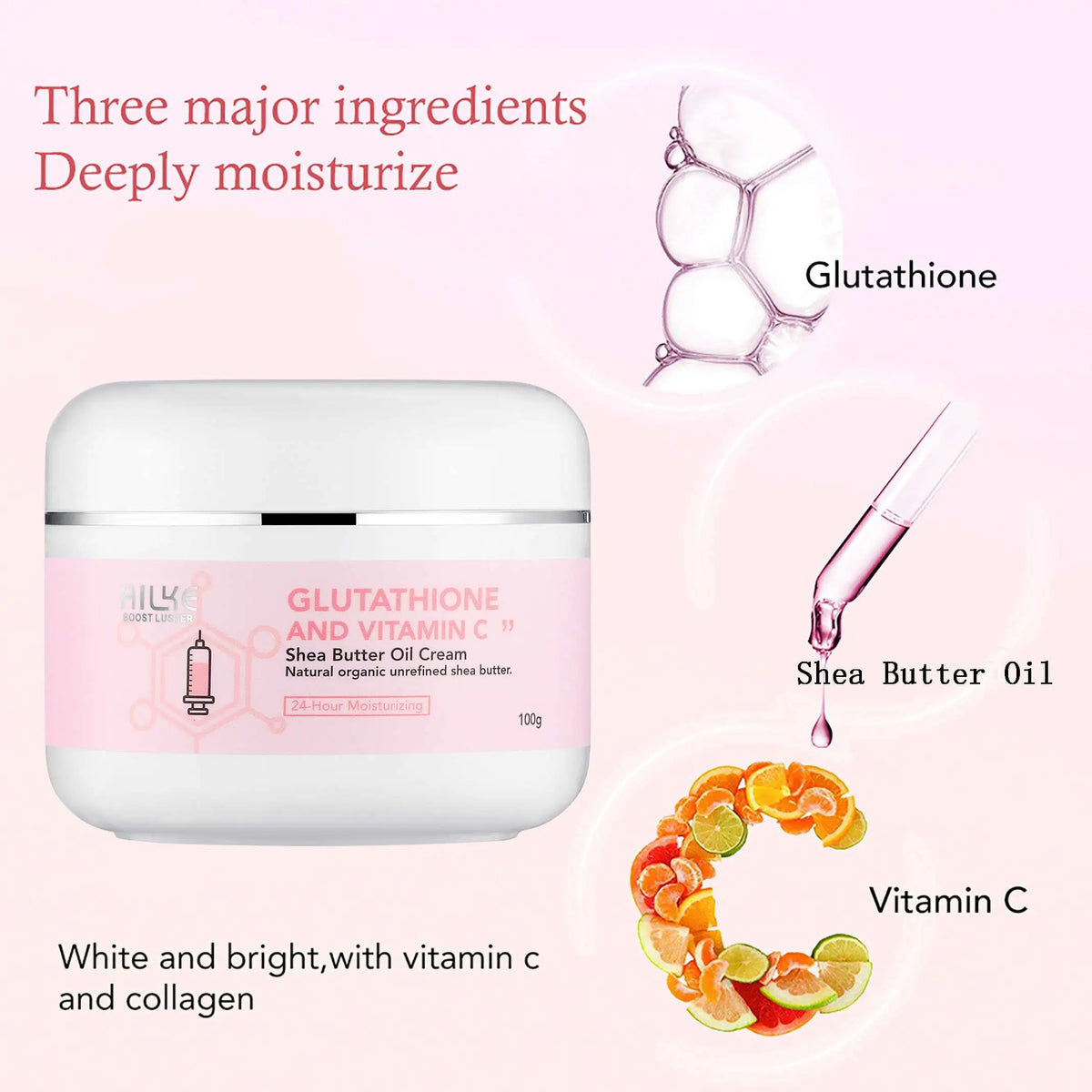 Ailke Whitening Lightening Cream For Face And Body Hydrating Repair