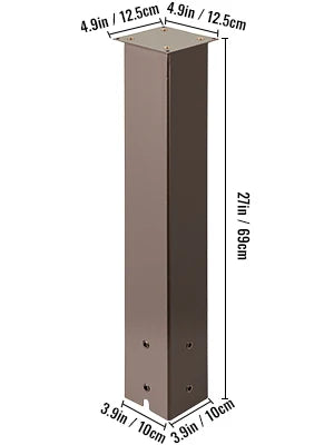 Vevor Steel Mailbox Post Stand With Powder Coated Finish
