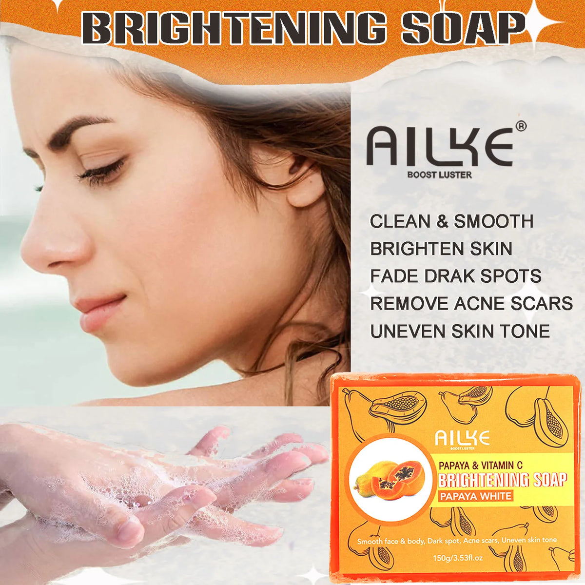 AILKE Multi Vitamin Whitening Body Lotion For Even Skin Tone