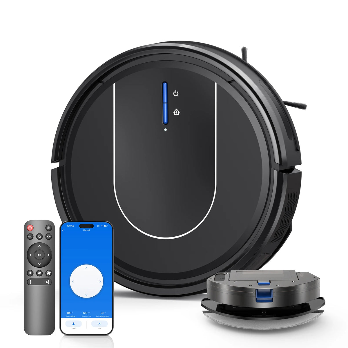 INSE 3 In 1 Robot Vacuum Cleaner With Powerful Suction