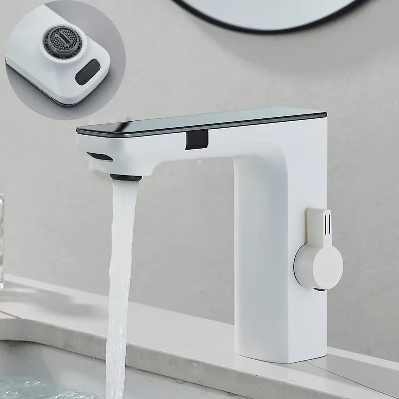 Shinesia Touch Sensor LED Temperature Bathroom Basin Faucet