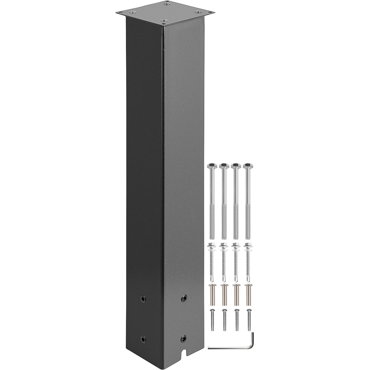 Vevor Steel Mailbox Post Stand With Powder Coated Finish