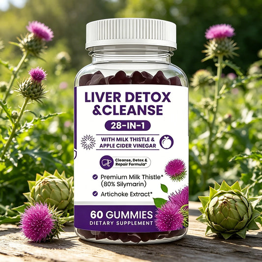 Milk Thistle Liver Detox Gummies Supporting Digestion And Metabolism