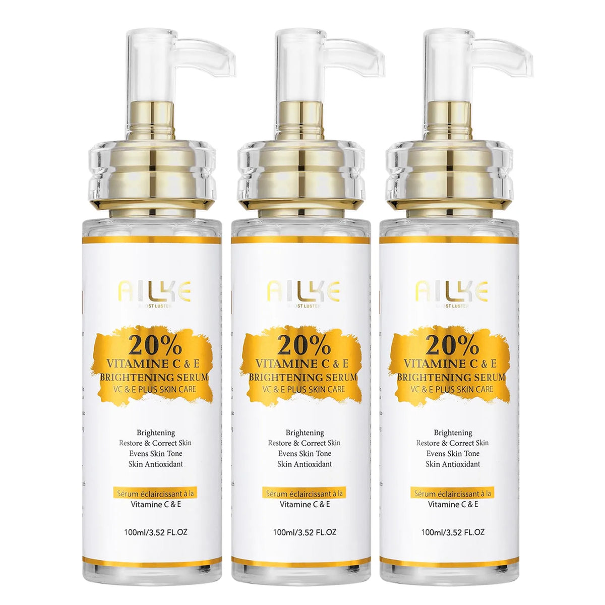 Ailke Vitamin C E Brightening Face Serum For Radiant Skin