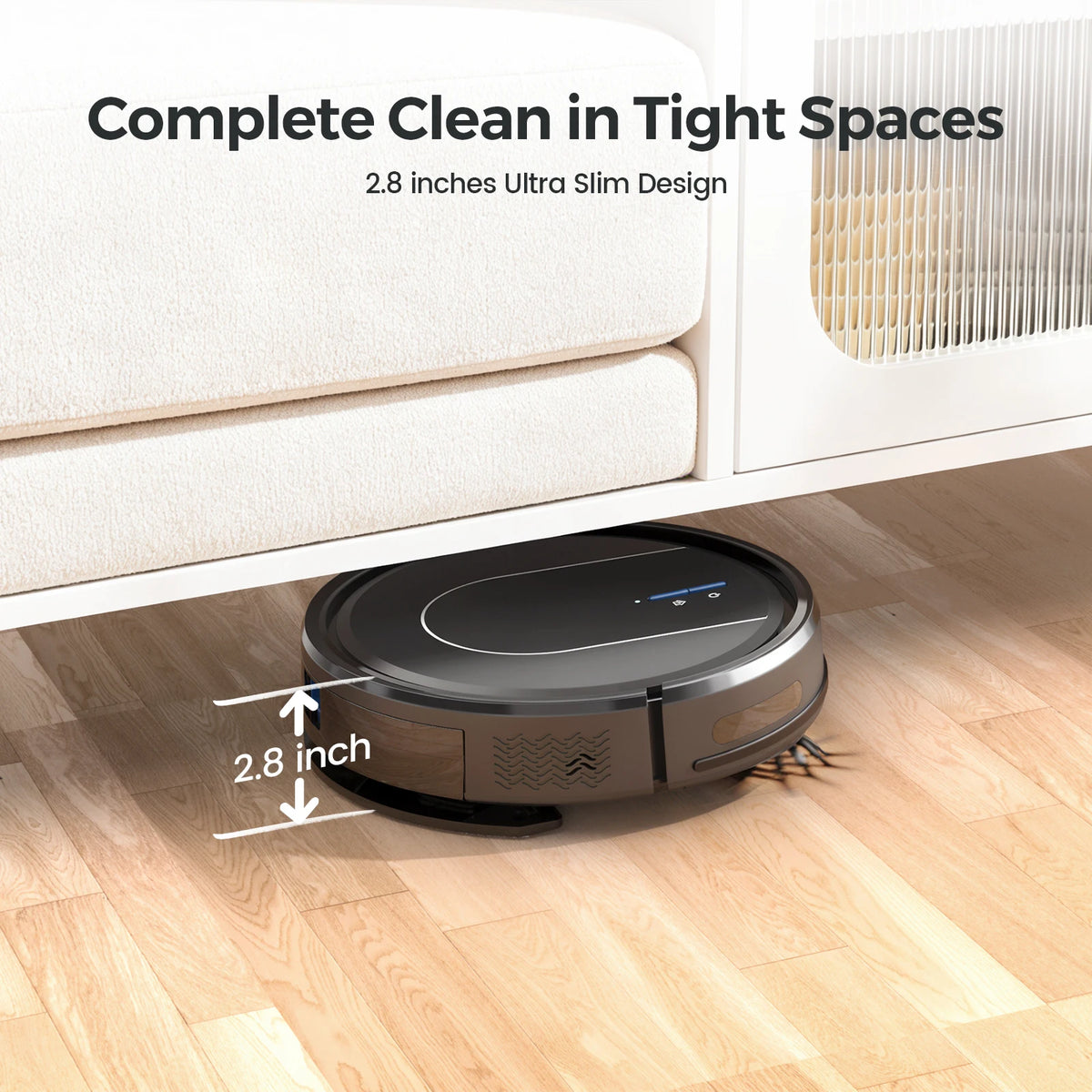 INSE 3 In 1 Robot Vacuum Cleaner With Powerful Suction