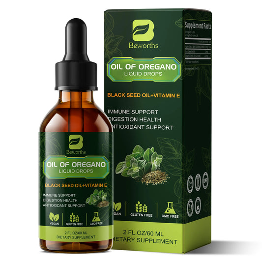 Beworths Oregano Oil Supplement With Black Seed And Vitamin E