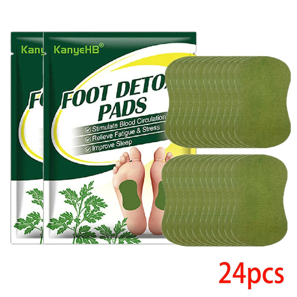 Natural Herbal Wormwood Detox Foot Pads For Sleep Support