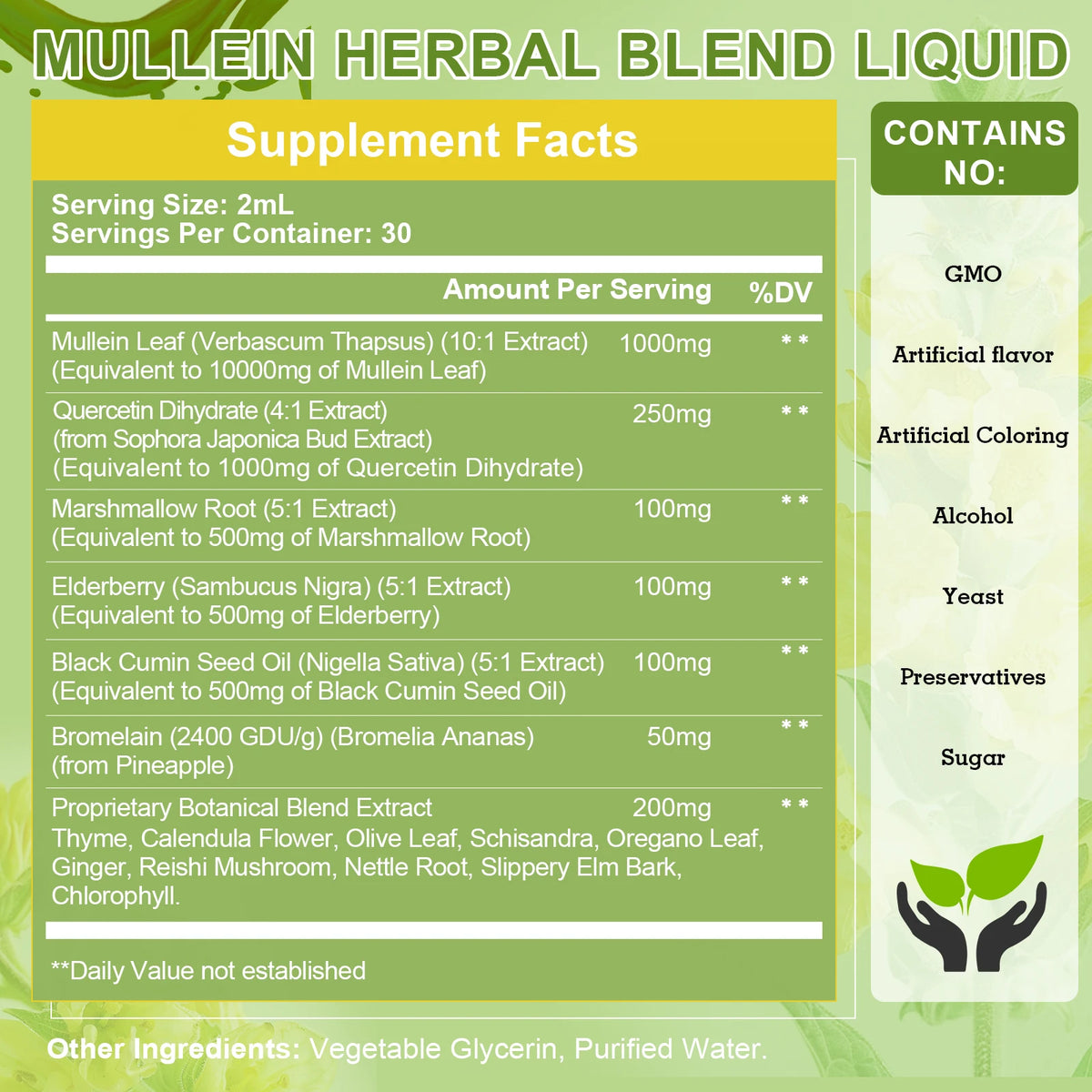 Beworths Mullein Elderberry Drops For Lung Support And Cleansing