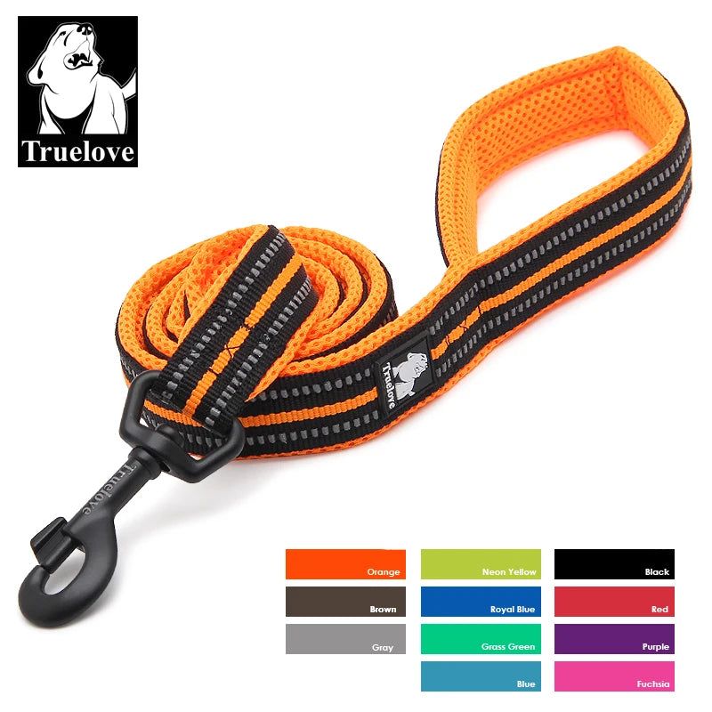 Truelove Reflective Nylon Padded Soft Pet Dog Leash
