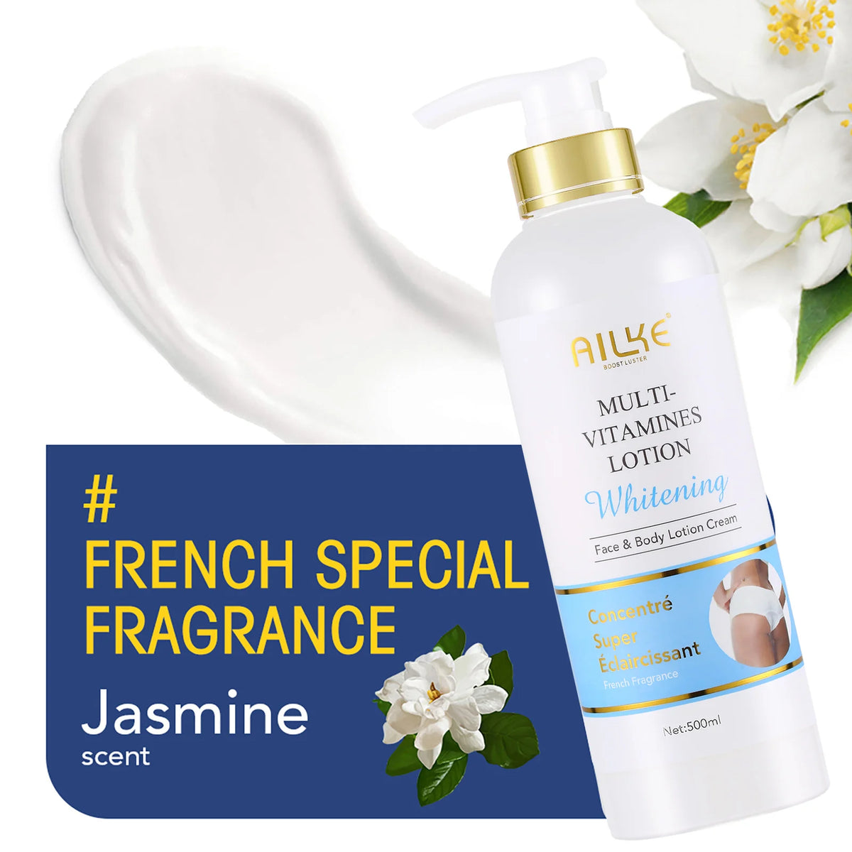 AILKE Multi Vitamin Whitening Body Lotion For Even Skin Tone