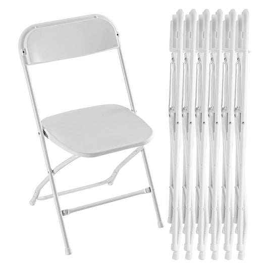 JHK Faux Leather Folding Chair for Home Office and Dining Chairs