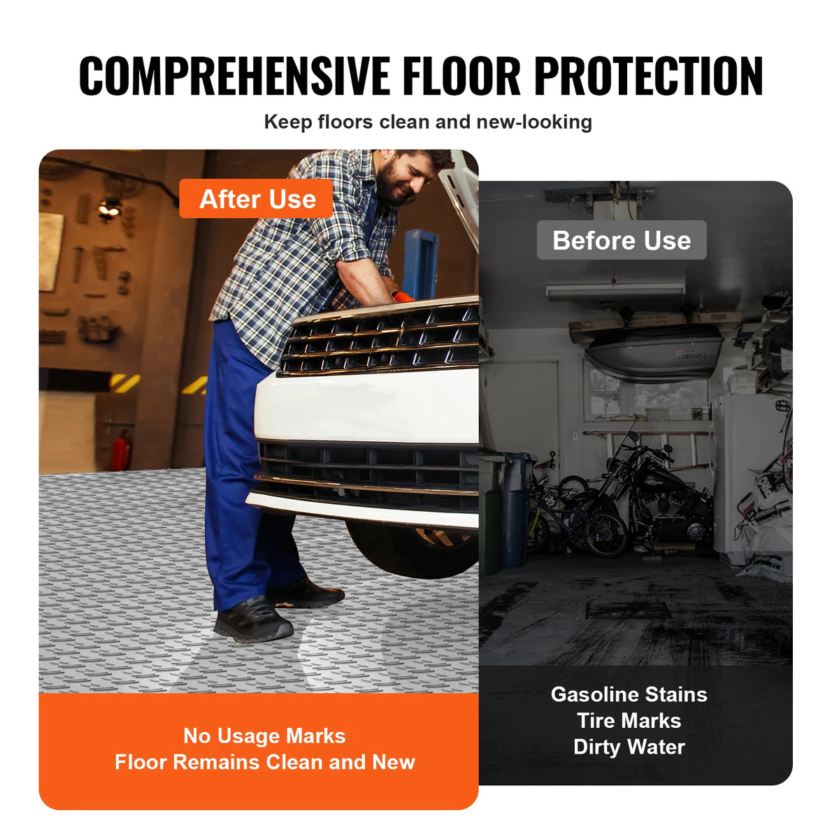 Interlocking Double Sided Non Slip Garage Floor Tiles