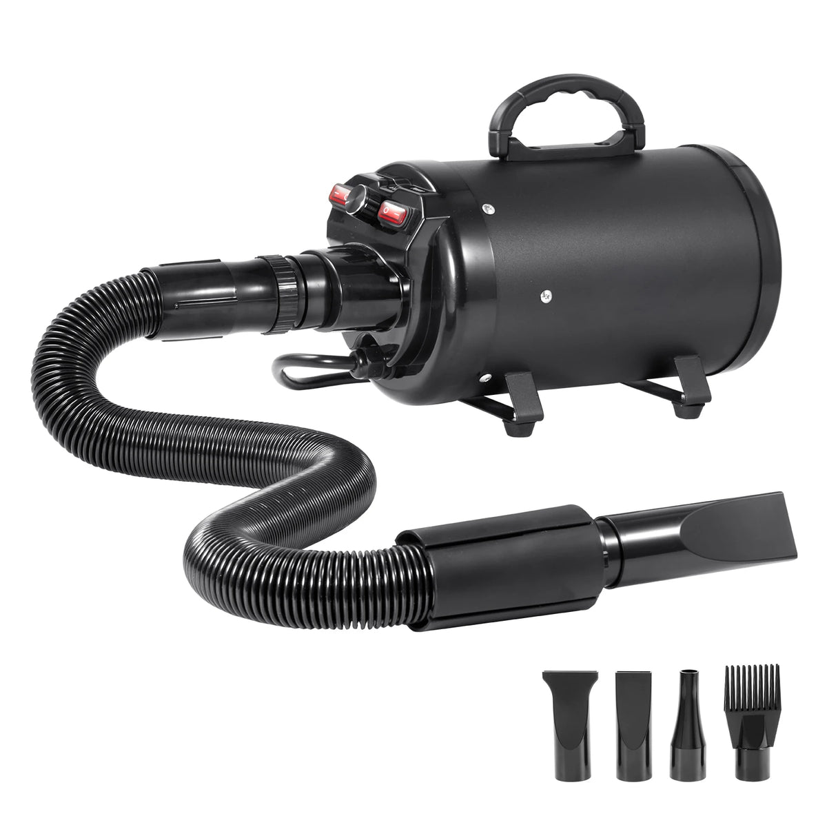 SucceBuy 2800W Pet Dog Dryer With Adjustable Settings And Attachments