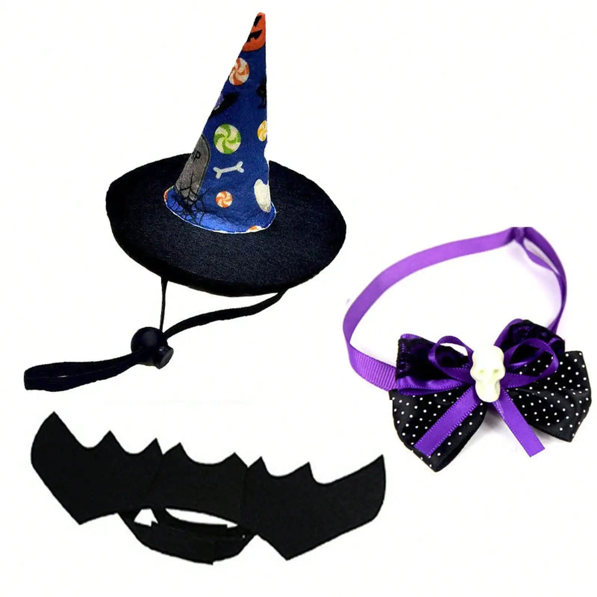 Halloween Pet Costume And Accessory Set For Pet Transformation Outfit