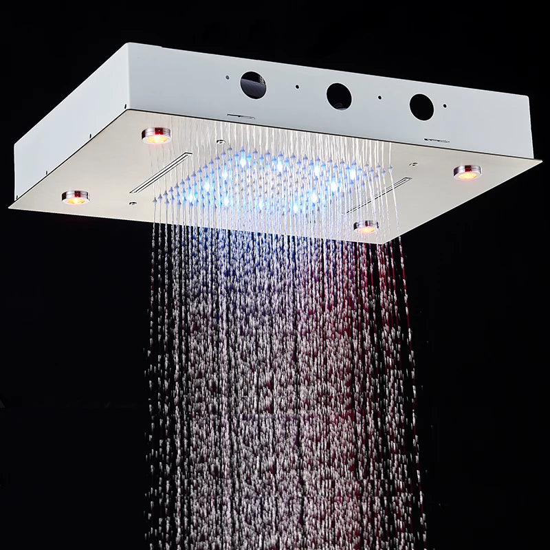 LED ceiling mounted shower head