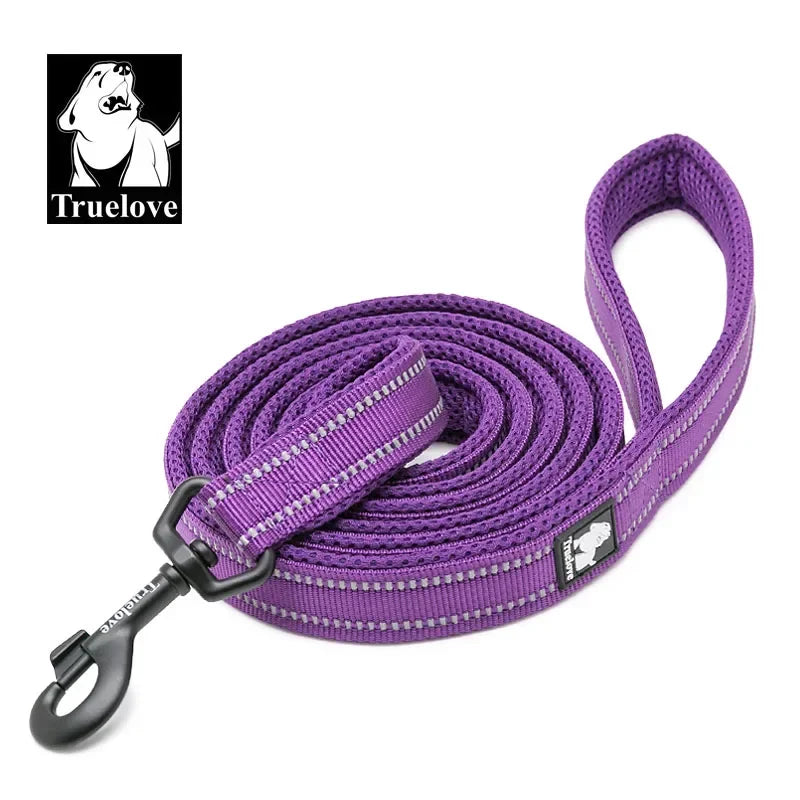 Truelove Reflective Nylon Padded Soft Pet Dog Leash