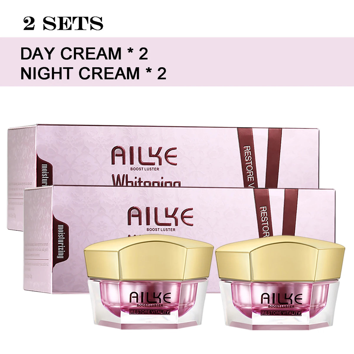 AILKE Anti Wrinkle Face Cream With Collagen And Hyaluronic Acid