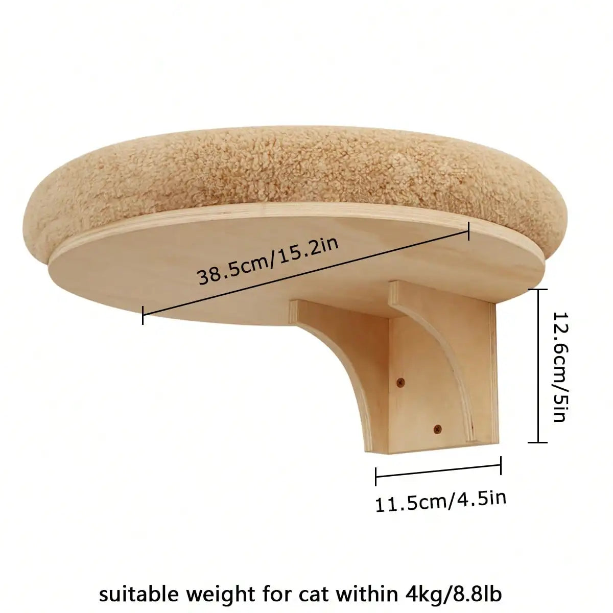 Indoor Wall Mounted Cat Roped Bridge With Sisal Steps