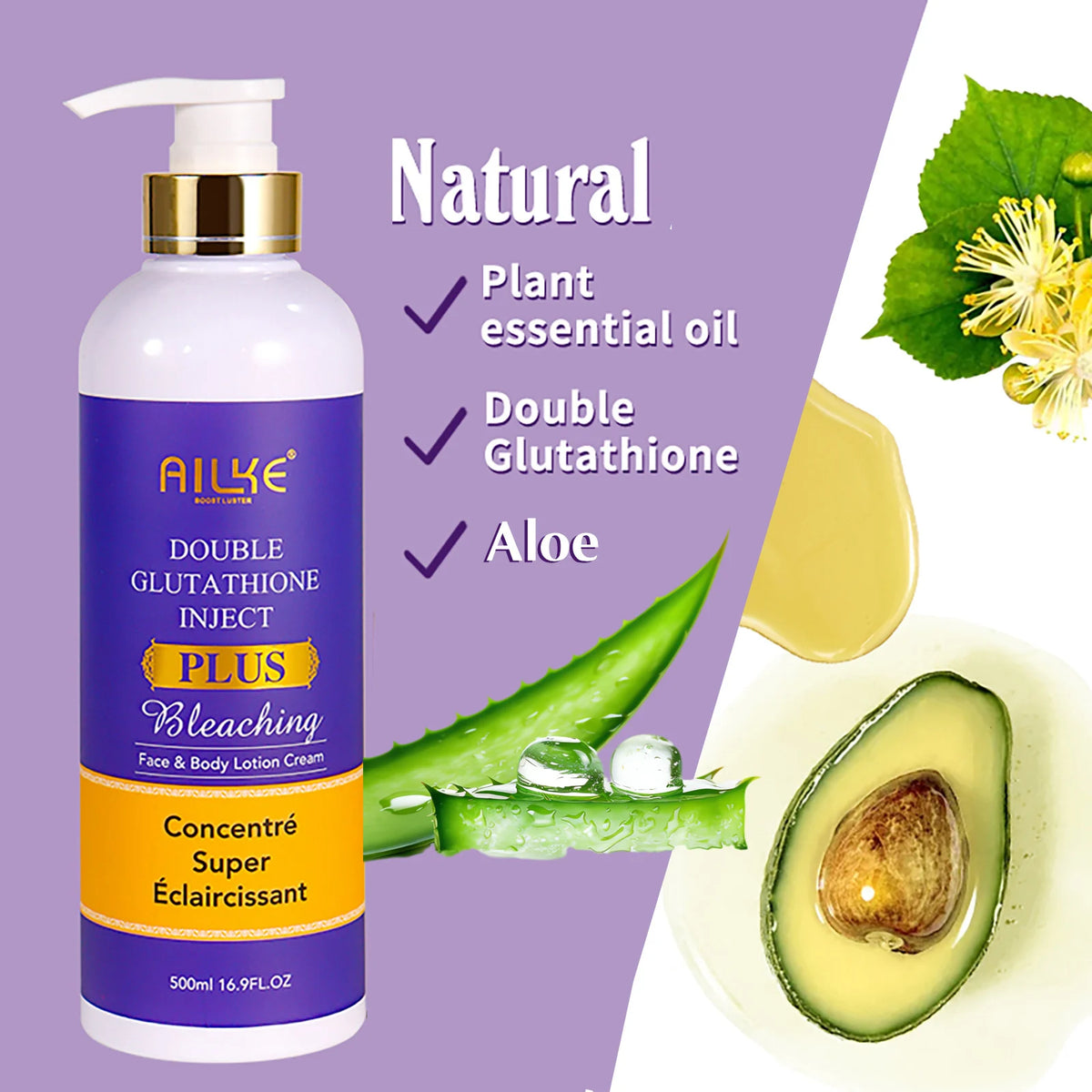 Ailke Glutathione Whitening Skin Care Set Targets Dark Spots