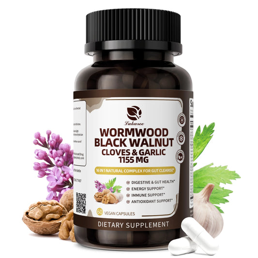 Beworths Black Walnut Wormwood Capsules For Gut Cleanse And Digestive Health