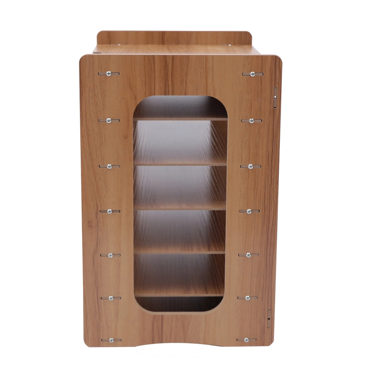 7 Tier Wooden Office Paper Organizer Desk File Sorter Rack